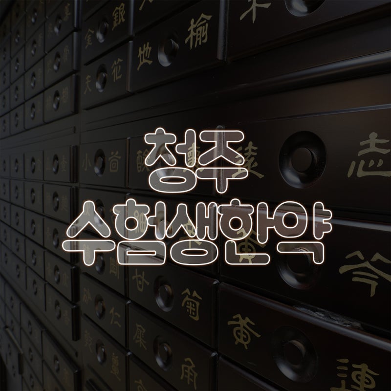 수험생의 한약재로 학습 치료에 도움이 된다면?