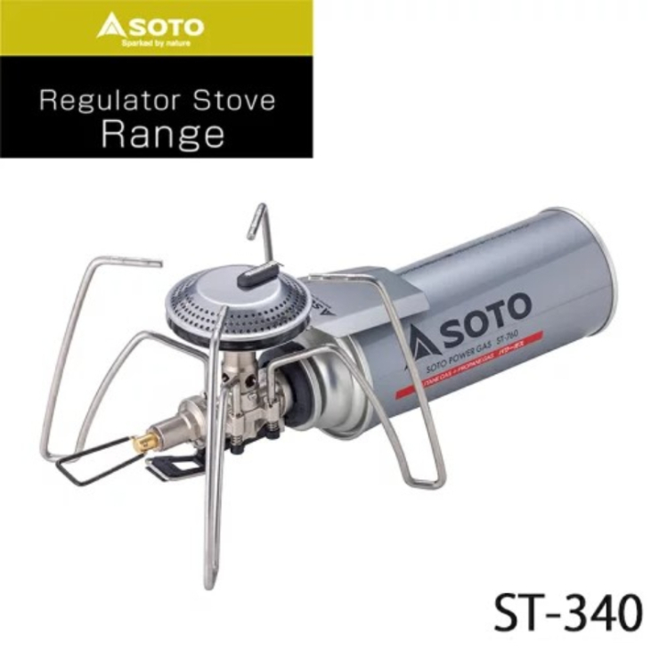  마이크로 레귤레이터 스토브 캠핑용 싱글 버너 소토 ST-340