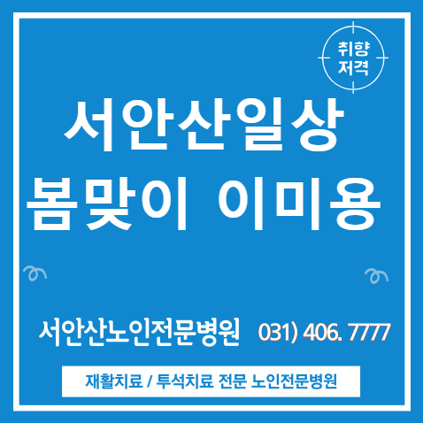 안산재활요양병원 서 안산요양병원의 봄맞이 이미용