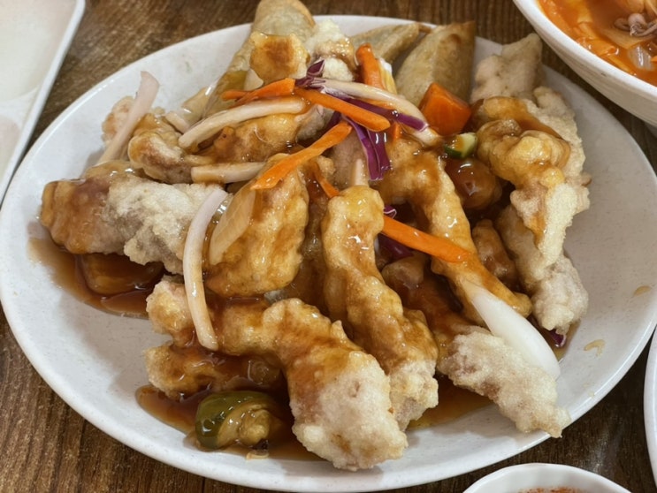  신안동 중국집 탕수육이 맛있는 맛짱