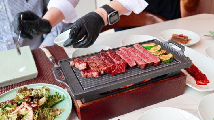  [ 동탄맛집 / 동탄소고기 ] 동탄룸식당으로 쾌적하고 프라이빗하게 식사를 즐길 수 있는 화담정 대만족 후기 ( 고기 구워주는 식당, 가족외식, 동탄호수공원맛집 )