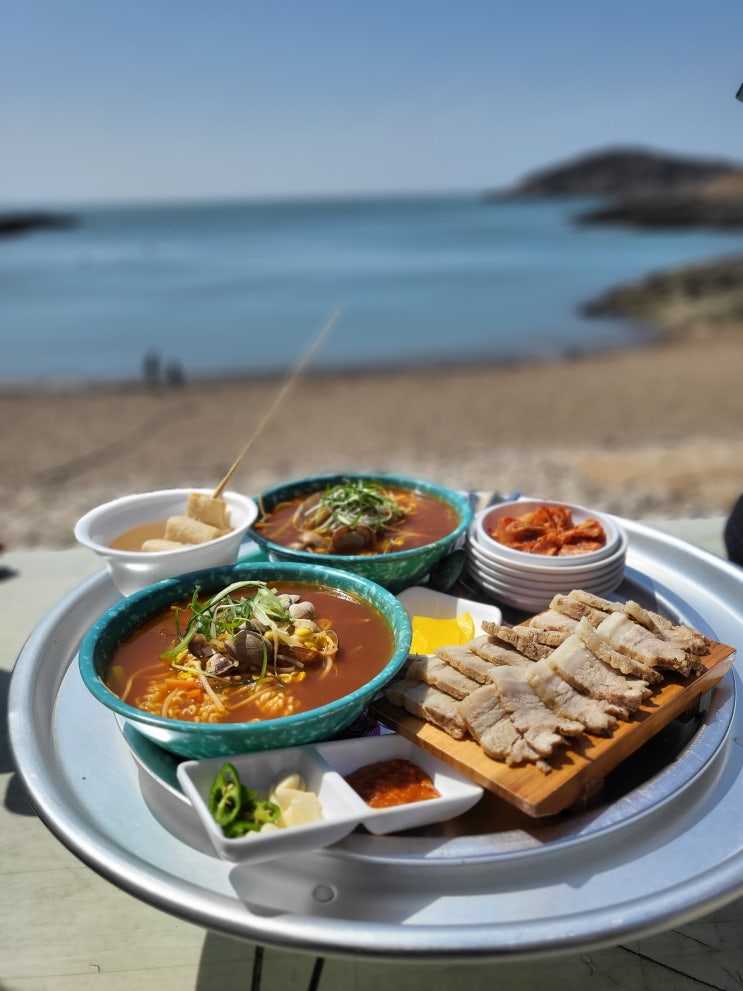 [군산/옥도면맛집] 바다를 끼고 먹는 감성 맛집 '옥돌슈퍼'