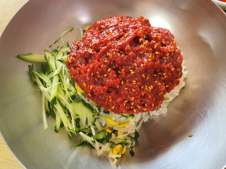  [경남 진주] 진주 직장인 점심메뉴 추천, 신선하고 맛있는 육회비빔밥 맛집-대화식당
