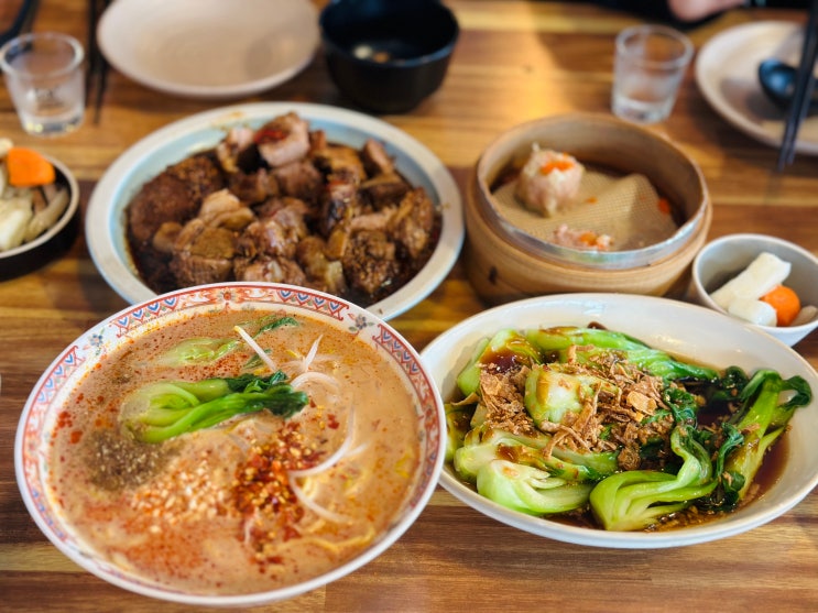  안양맛집 스팀하우스 인덕원점 | 탄탄면, 쯔란갈비, 딤섬, 청경채: 경기/안양시