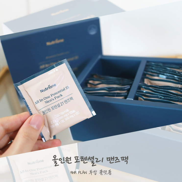  HNH PLAN 투잡 플랫폼 뉴트리원 올인원 포텐셜21 맨즈팩