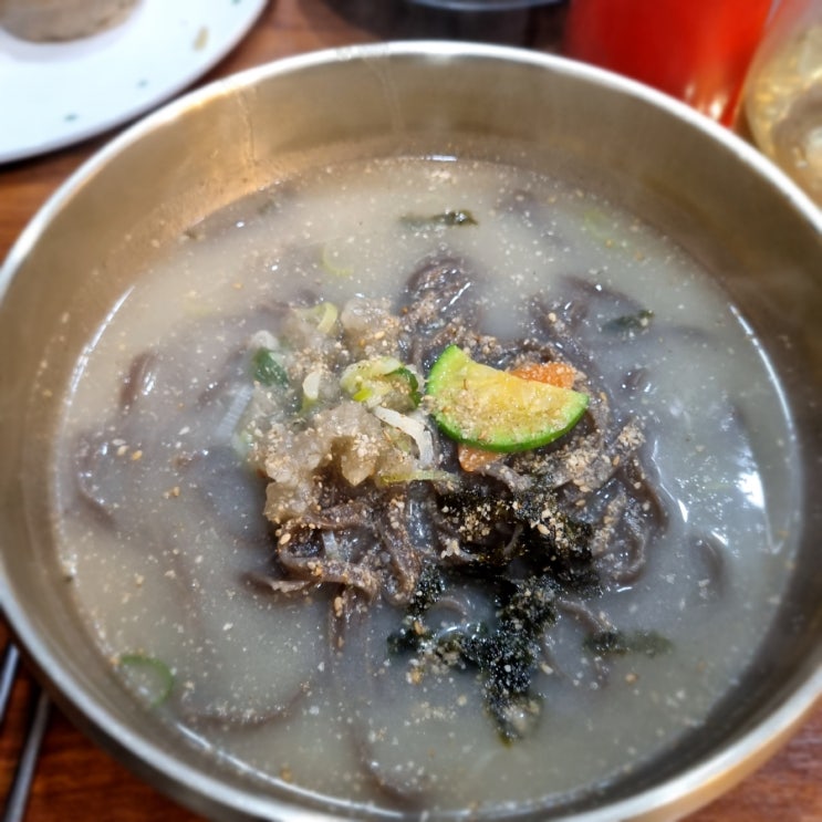  경주 동촌동 찐맛집 메밀촌옹심이마을 메밀칼국수