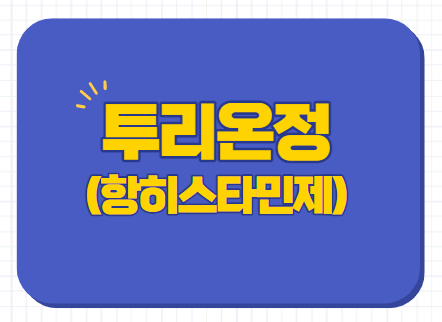 항히스타민제 투리온정 10mg 효능 부작용