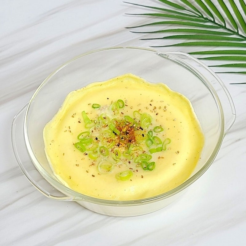 부드러운 식당 계란찜 만드는법 전자레인지로 쉽게 만들기 전자렌지 다이어트 푸딩 계란찜