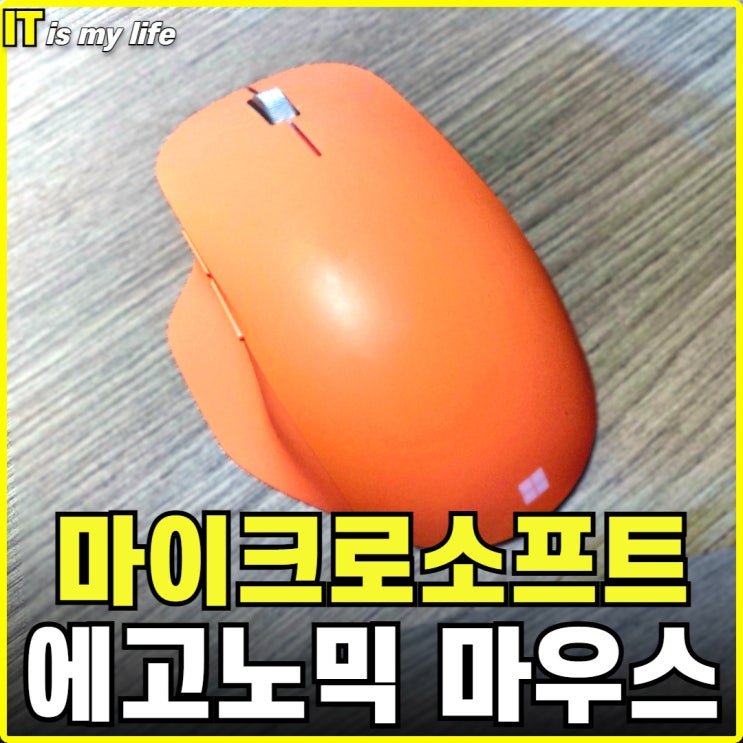  마이크로소프트 블루투스 5.0 에고노믹 인체공학 마우스 리뷰