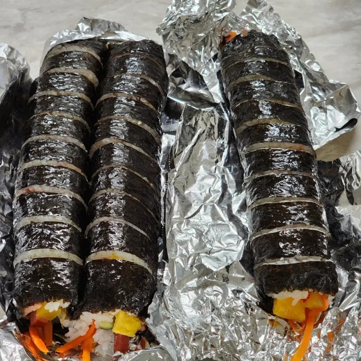  광주 화정동 화정분식 참기름 냄새 가득한 김밥 후기