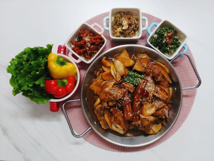  간편한요리 찜닭만들기 창영이 블랙찜닭 밀키트