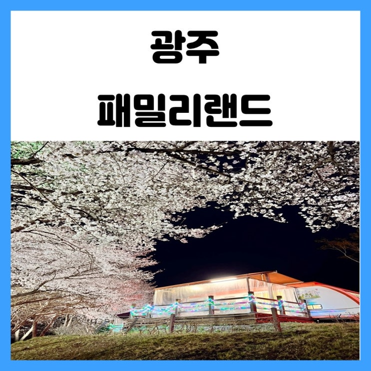 전라도 광주 데이트 패밀리랜드 벚꽃 구경 전라도 광주 데이트 패밀리랜드 벚꽃 구경