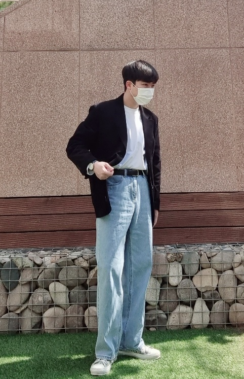  남자 코듀로이 자켓 브랜드 예일 매력적인 봄 아우터 코디하기