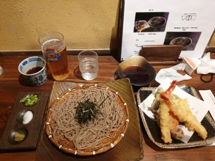  일본여행 후쿠오카 다자이후 소바 맛집 [인연식당 나미만/縁結び食堂 なみ満]