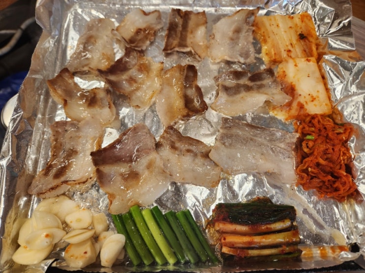  [ 광교 아브뉴프랑 ] 잠수교집 - 냉동삼겹살