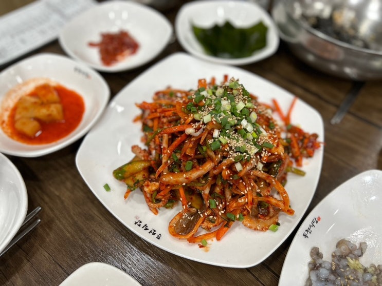 목포_독천식당 (낙지 무침, 낙지 탕탕이, 낙지 호롱구이)