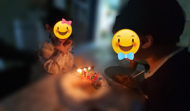  7살 생일을 맞은 딸에게 엄마 요리 선물하기