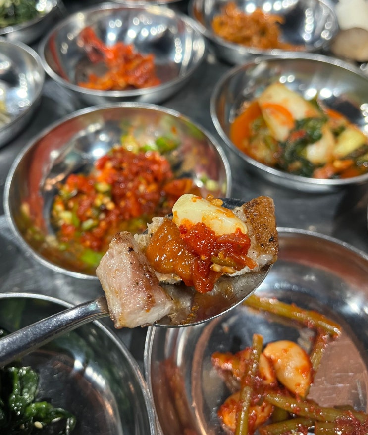  [평택/안중] 상다리 부러지는 연탄구이 돼지고기 맛집 '6070연탄구이'