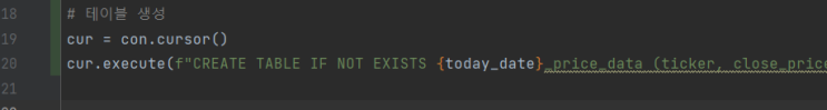  [SQlite3] sqlite3.OperationalError: unrecognized token: 에러