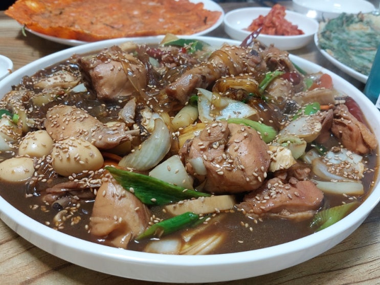  대전 삼성동 가성비 좋은 수제비와 찜닭 김대박고미손수제비