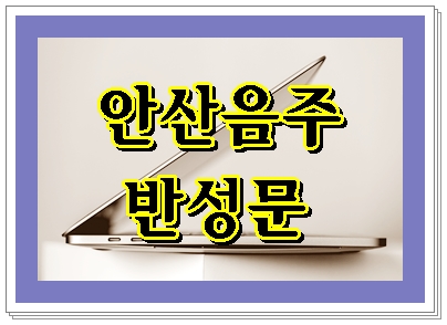 안산 음주운전 반성문 준비를 위한 Tip