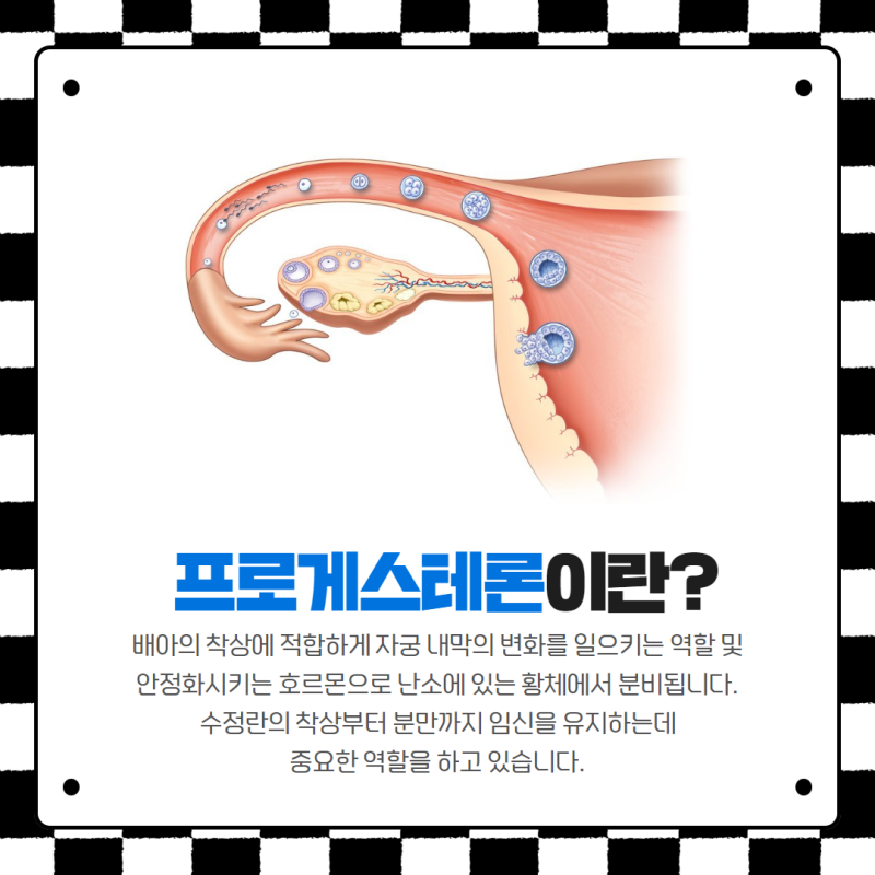 착상호르몬 프로게스테론 검사가 필요한 경우