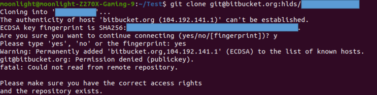  Bitbucket Public Key 등록 방법