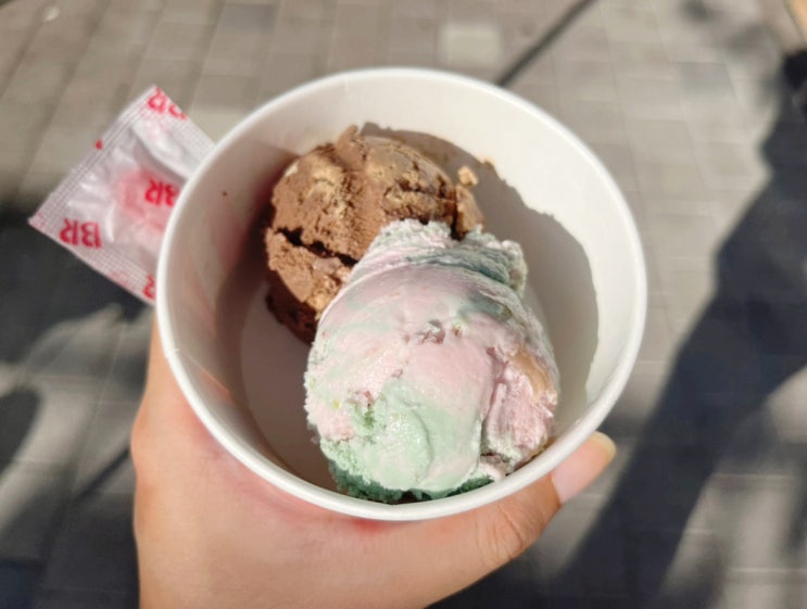  베스킨라빈스 10월 이달의 맛 신메뉴! 그래이맛 어워드 초코 우리 이제 헤이즐넛, 나는 딸기치오 내돈내산 후기~