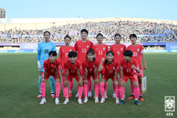  2022아시안게임 여자축구 북한전 아쉬움 한가득