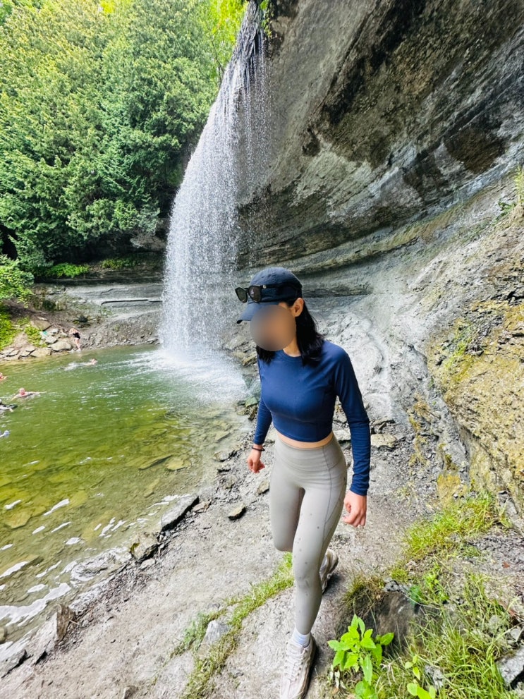  온타리오 여름여행지 추천, KAGAWONG Bridal Veil Falls 브라이들베일폭포