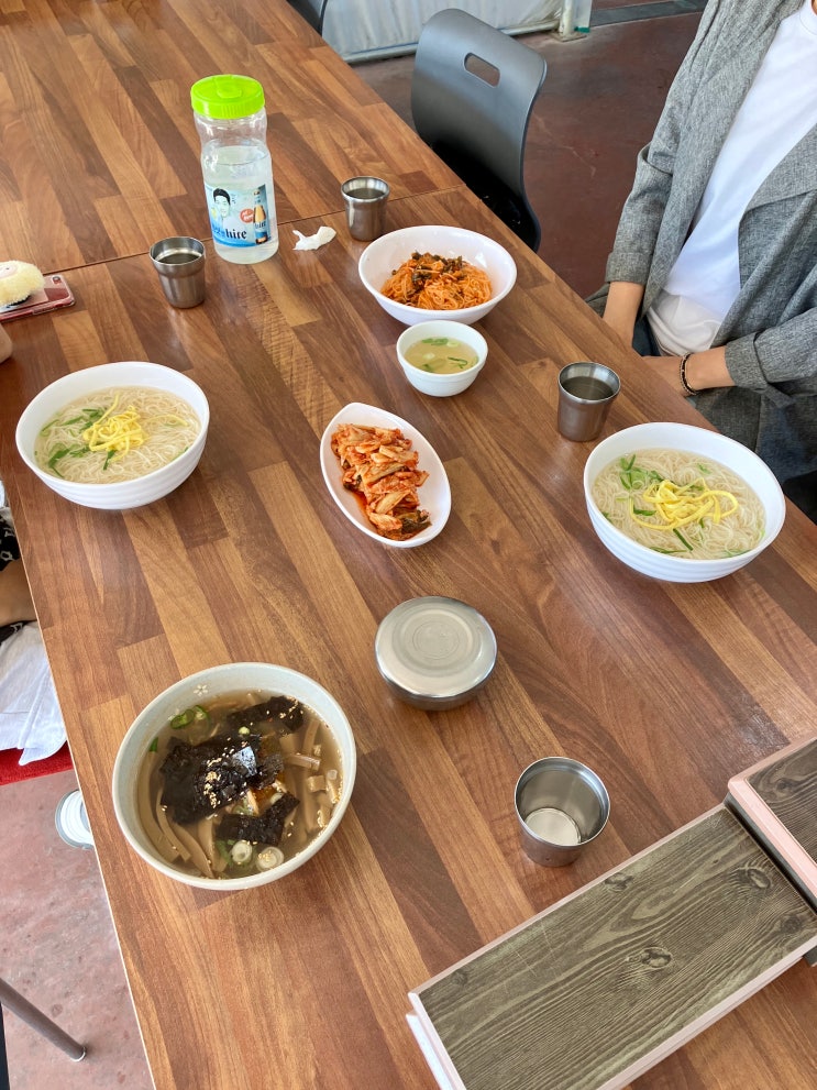 잔치국수 비빔국수 묵채밥 손두부 파전 김치맛집 아산 외암민속마을 외암촌 / 천안식후감