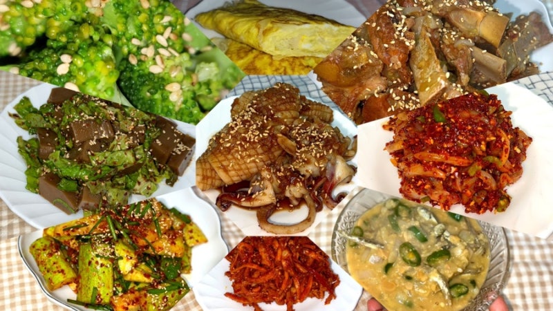 일주일 밑반찬 반찬 만들기 일주일 식단표 식비절약 집밥 황금레시피 10월 밑반찬 도시락 오....