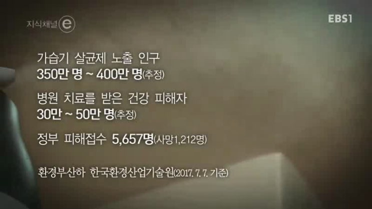 17년’ - 50만 명의 피해자들 (20170720) <b>가습기 살균제</b> 피해
