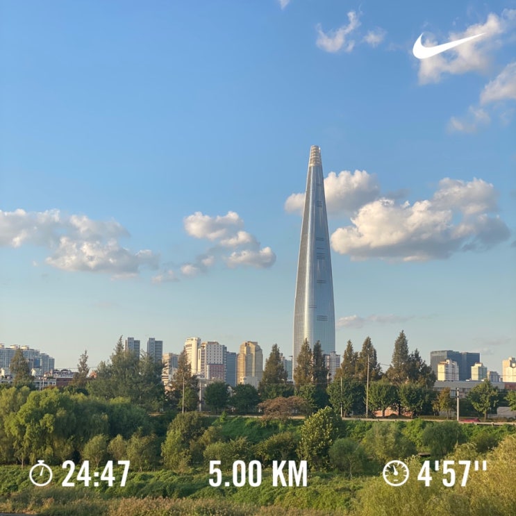  러닝로그_231001 오랜만에 5km
