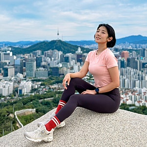 여자 등산화 트레킹화 트렉스타 코브라 970 등산양말 코디