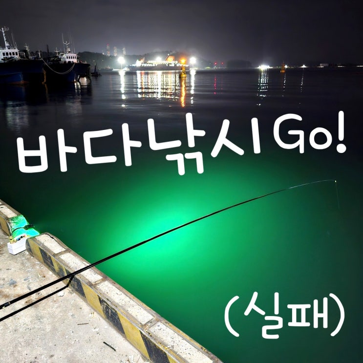  갑오징어 갈치 잡으러 바다 낚시 고! 실패