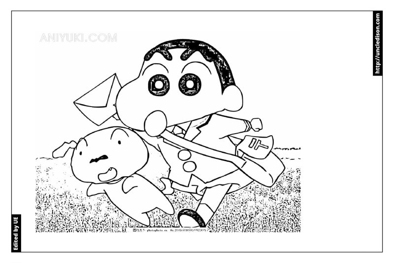 만화 캐릭터 색칠공부