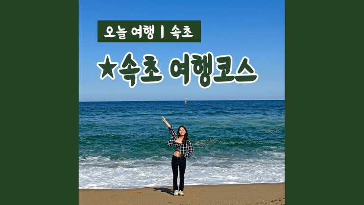 뚜벅이 당일치기 속초여행 대게 먹고 개고생(게고생)