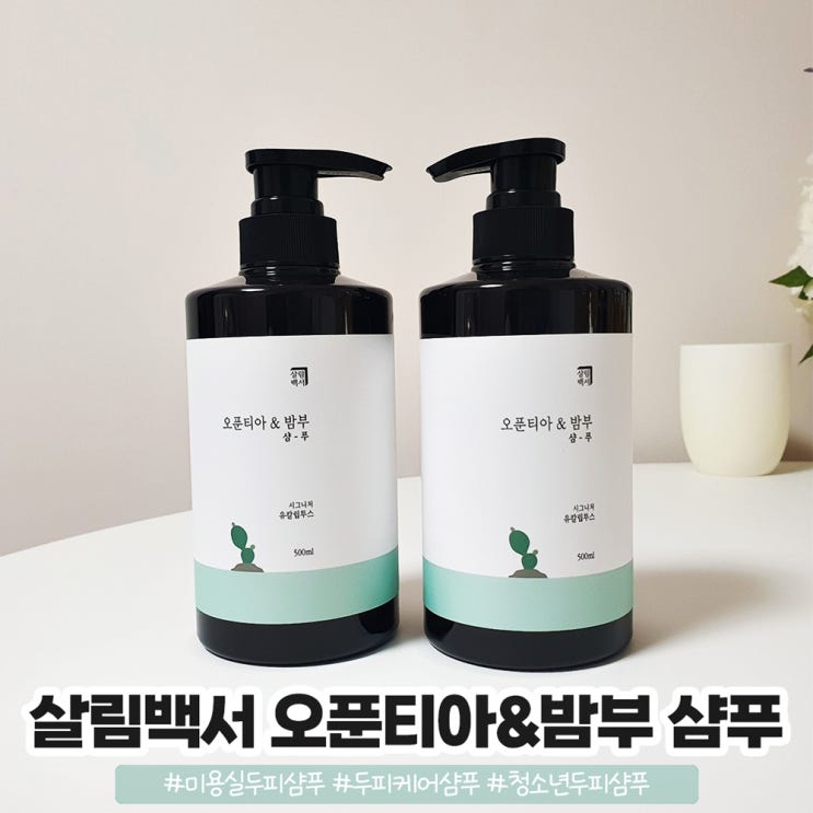 미용실두피샴푸 만큼 좋은 살림백서 오푼티아밤부 샴푸 미용실두피샴푸 만큼 좋은 살림백서 오푼티아밤부 샴푸