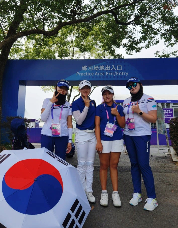 항저우 아시안게임 여자 국가대표팀 <b>단체전</b> <b>은메달</b>... 