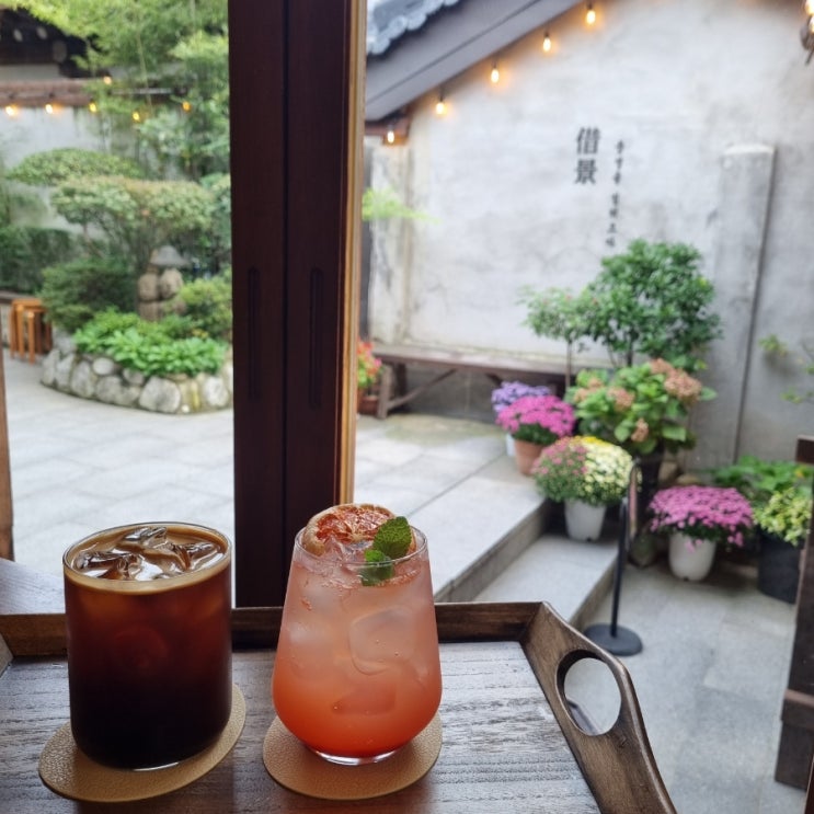  전주 한옥마을 한옥카페 차경 (전동카트 대여 후기)