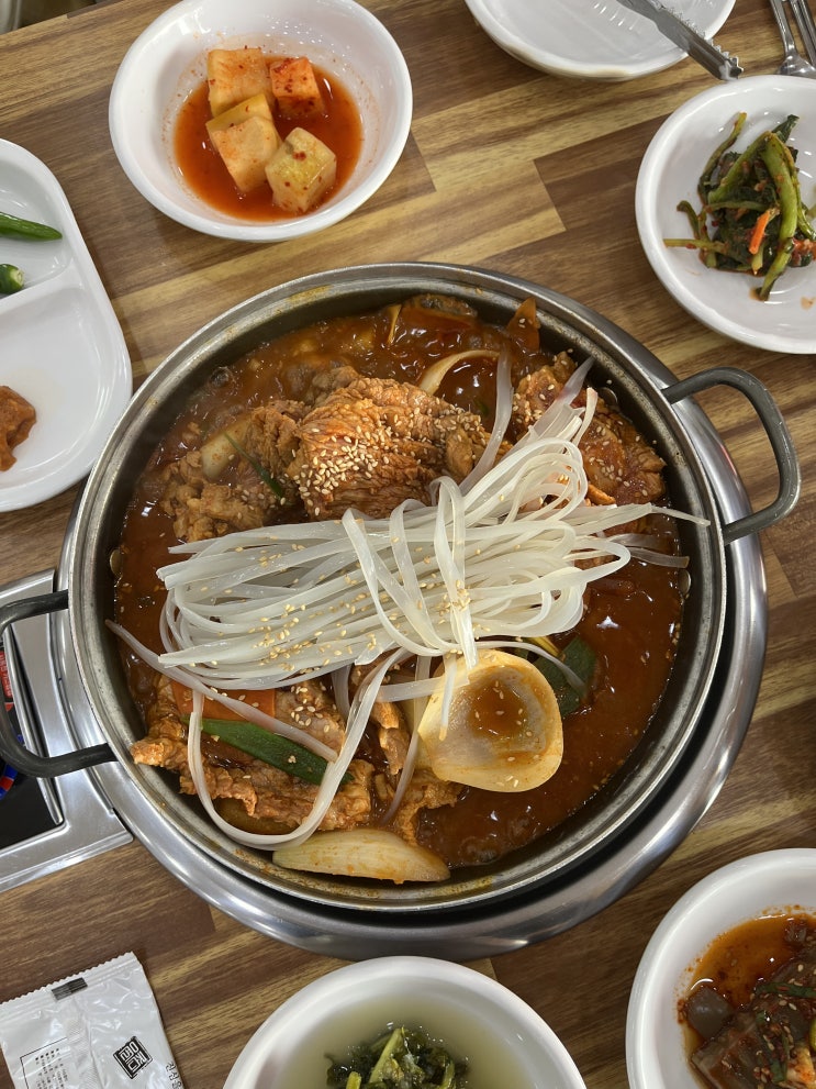  [여수 율촌맛집] 여수 율촌우리식당본점 매운돼지갈비찜 왕갈비탕