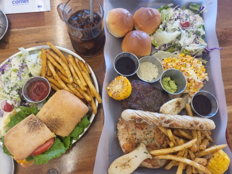  청라호수공원 근처 인천 서구 맛집 네온몬스터즈 스테이크하우스