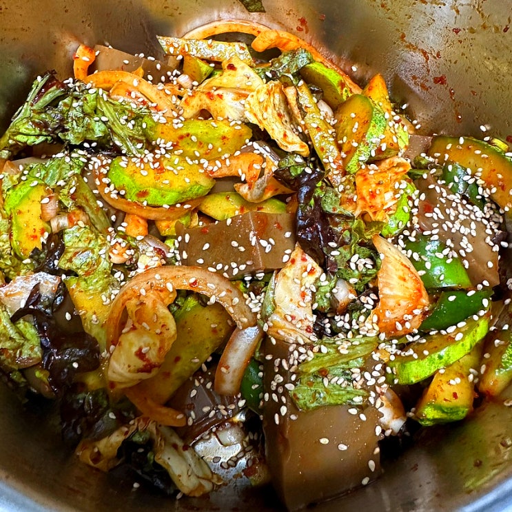  [애옹한끼] 밥반찬이자 술안주, 도토리묵무침