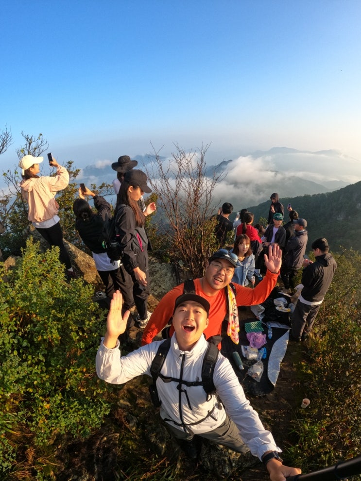  운해가 유명한 천마산 일출 등산코스 운해의 조건