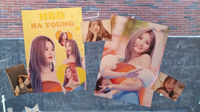 [후기] 프로미스나인 송하영 2023년 생일카페 후기 (부산 타임슬래시)