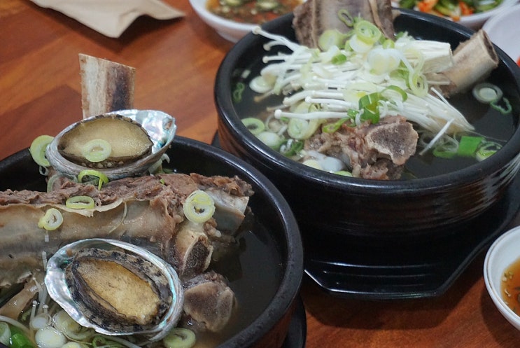  월산동갈비탕 오행자 크기 실화인가요?!