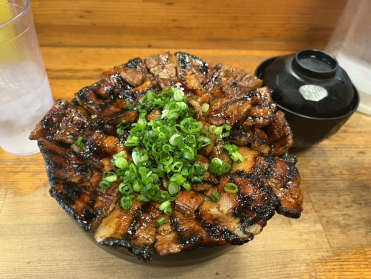  豚野郎(부타야로) 도쿄 오차노미즈 부타동 돈부리