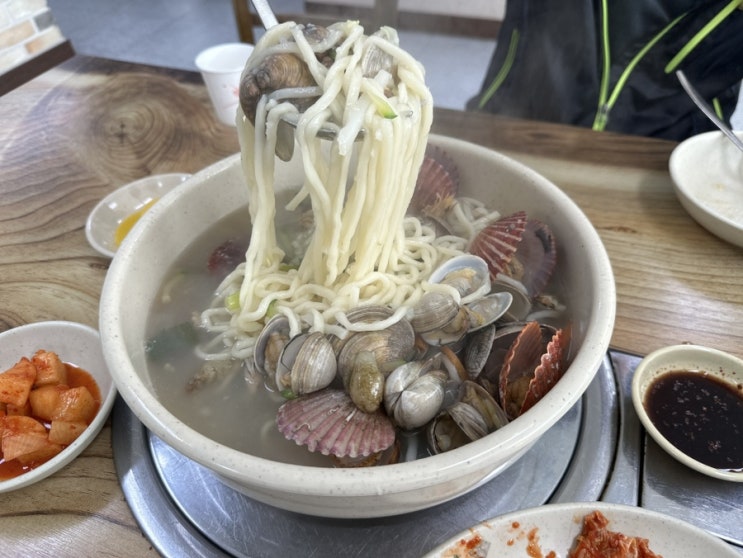  소래포구 남촌칼국수, 듬뿍해물칼국수와 얇은피만두(내돈내산)