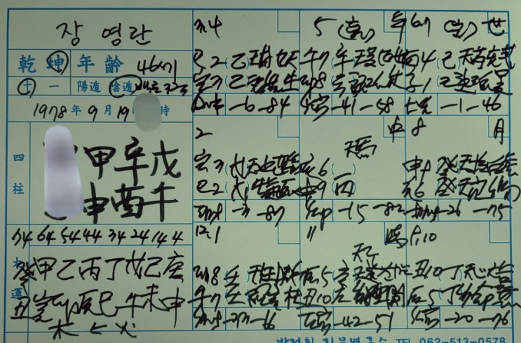 <b>장영란 한창</b> 사주 궁합  갑신(甲申)일주 연예인